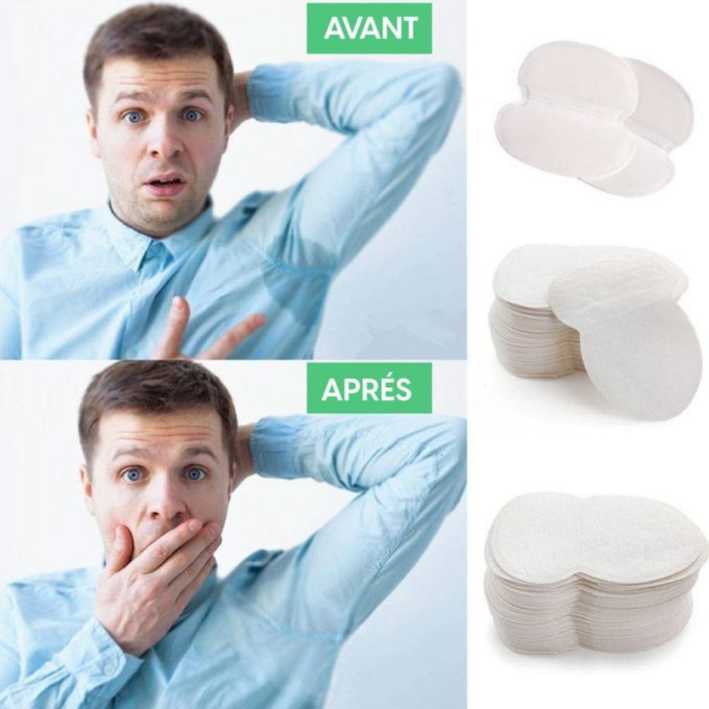 60 Patchs Anti-Transpiration | Pour homme et femme | 30 Jours au frais